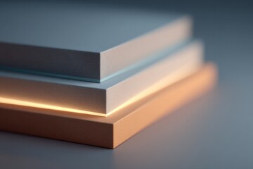 capture clean image of stack of legendary music albums arranged in minimalistic design emphasizing their iconic covers