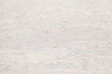 Rough large light brushstrokes of oil paint on canvas. Artistic vintage background