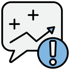 Demand Blue Black Icon