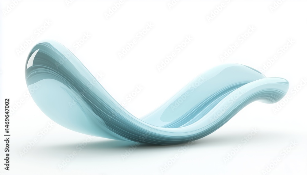 Poster elegant curve illustration: cascading lines and graceful style in this flowing, beautiful rendering 