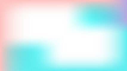 Obraz premium Abstract colorful design with soft blue and green gradients creates a vibrant bokeh texture