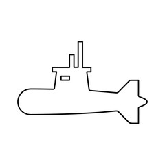 submarine line icon