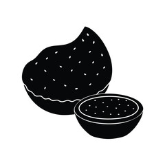 Single Puri with Tamarind Chutney