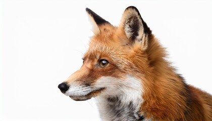 Naklejka premium fox on transparent background