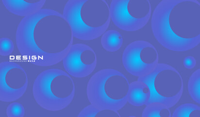 Colorful Floating Soft Balls Background. Blue pearls fly in the sky. Abstract trendy stylish wallpaper background. 3D blue bubble pattern.