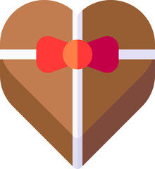 chocolate box illustration on a white background     