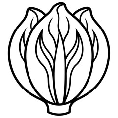 Bok Choy icon vector