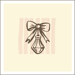 Modern digital art form - aesthetic, whimsical linear Regency card (Bridgerton wedding) in soft pastel colors.