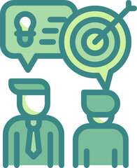 communication illustration on a white background    