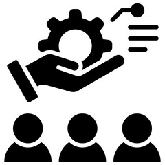 Training Glyph Icon