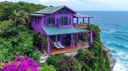 Elegant mansion ocean view pictures
