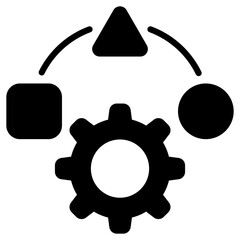 Adaptability Glyph Icon