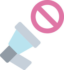 do not disturb illustration on a white background     