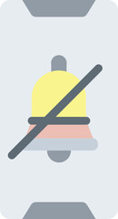 do not disturb illustration on a white background     