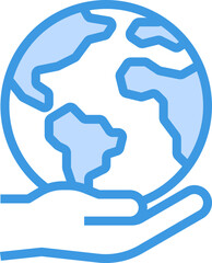 ecology illustration on a white background    