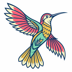 Obraz premium hummingbird in flight