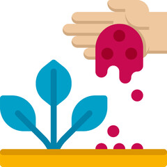 fertilizer illustration on a white background     