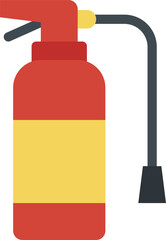 fire extinguisher illustration on a white background     