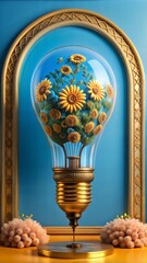 Concept of the environment with new energy