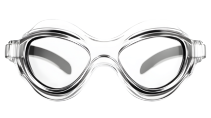 Professional Swimming Goggles Isolated on Transparent Background for Sports Accessories Marketing