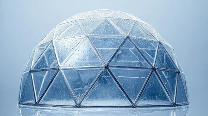 Modern geodesic dome structure