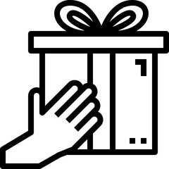 gift box illustration on a white background  