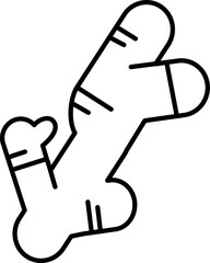 ginger illustration on a white background     