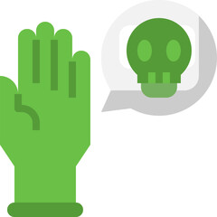 glove (2) illustration on a white background    