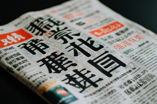 Newspaper front page