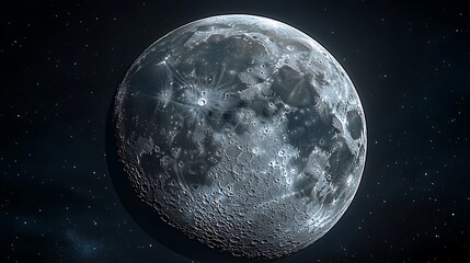 Surreal moon dome night landscape images