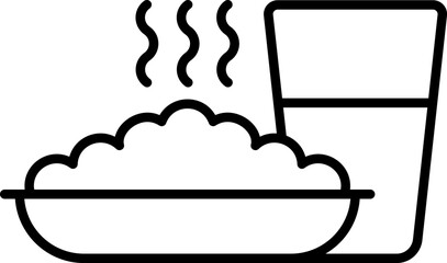 meal (2) illustration on a white background    