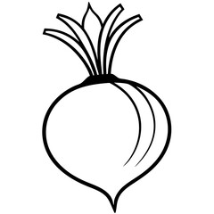 Beetroot icon art vector