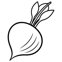 Beetroot icon art vector