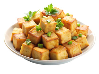 Crispy Fried Tofu Cubes Recipe