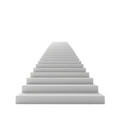 Stairs To Success  isolated on a transparent background