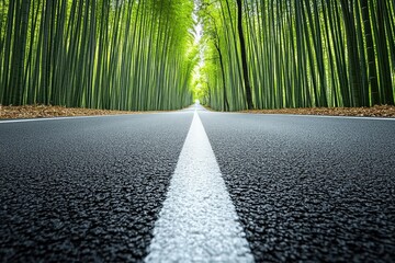 Bamboo forest road (1)