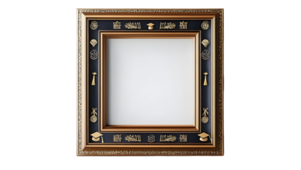 Graduation Frame with Mortarboard Decoration