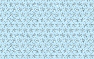 seamless pattern with blue stars