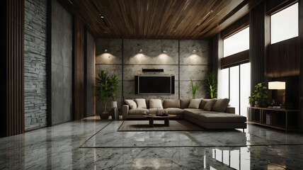 modern living room interior