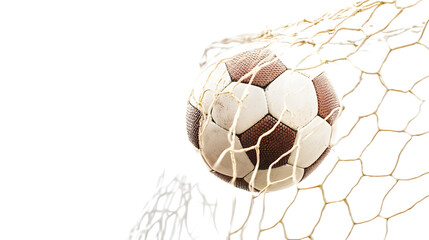 Soccer Goal Net Isolated on Transparent Background Isolated for Stock Photos