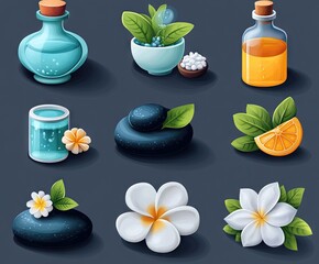 Spa Treatment Icons