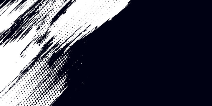 Dots halftone white \u0026 blue color pattern gradient grunge texture background.Eps 10