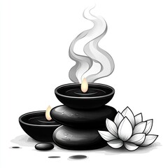 Zen-like Spa Scene