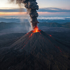 Magma Rising: An Erupting Volcano