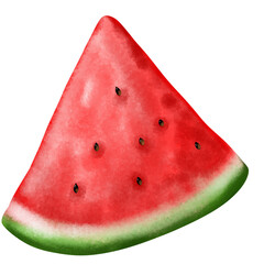 watermelon isolated on white background