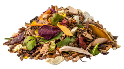 Professional Organic Waste Isolated on Transparent Background for Eco-Friendly Designs