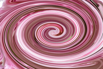 Abstract pink and brown swirl pattern design with artistic textured style