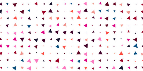 Colorful triangle background pattern vector