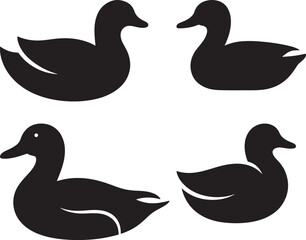 Cute Cartoon Duck Illustration Colorful Vector Graphic for Design Projects