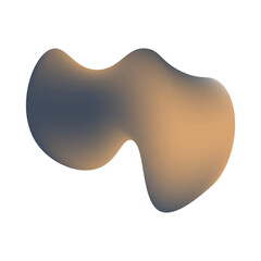 3d rendered illustration of a golden heart